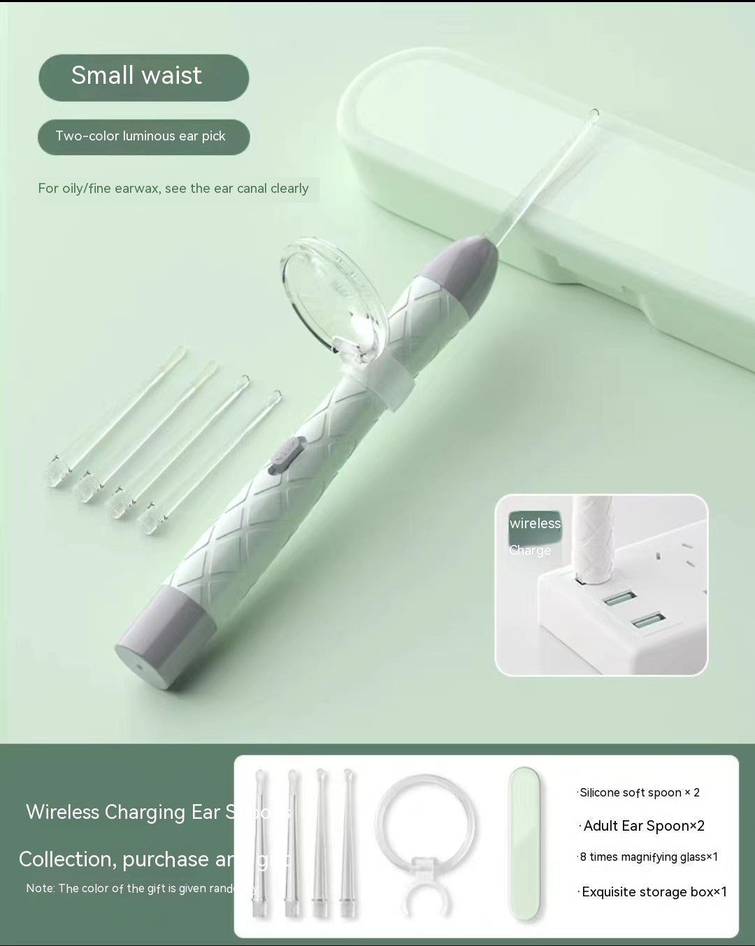 Ear Cleaning Tool Set with Light-emitting