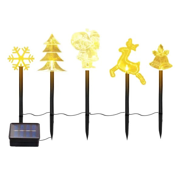 5Pcs Mixed Christmas Decoration Light