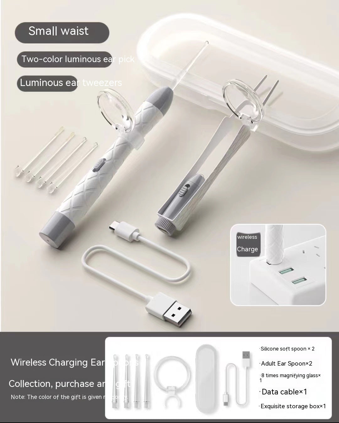 Ear Cleaning Tool Set with Light-emitting