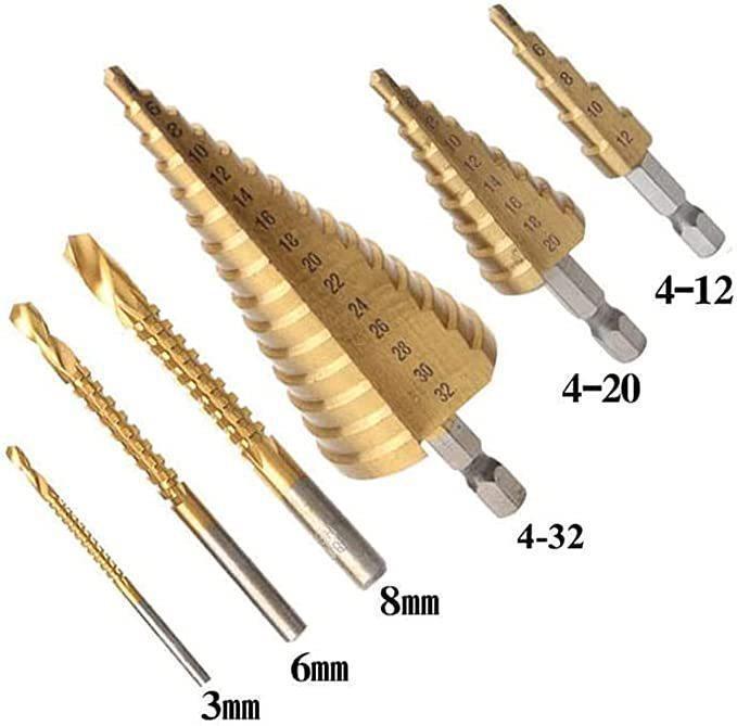 6PCs pagoda drill set