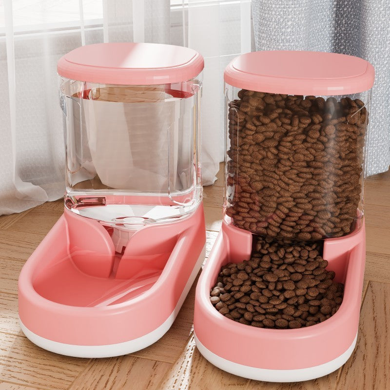 Automatic Water Fountain and Pet Feeder