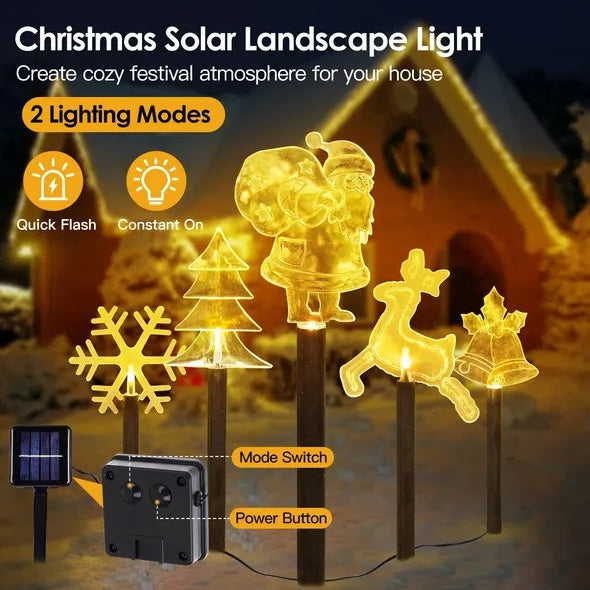 5Pcs Mixed Christmas Decoration Light