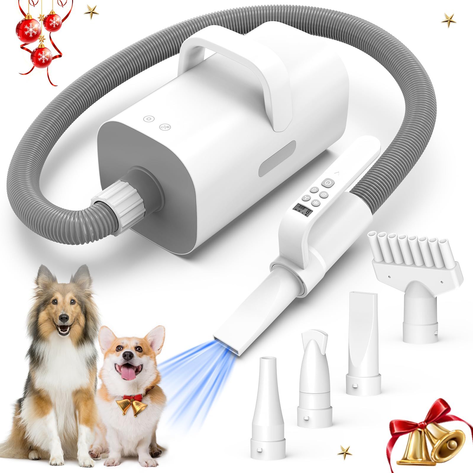4-in-1 Smart Handle,Pet Hair Dryer