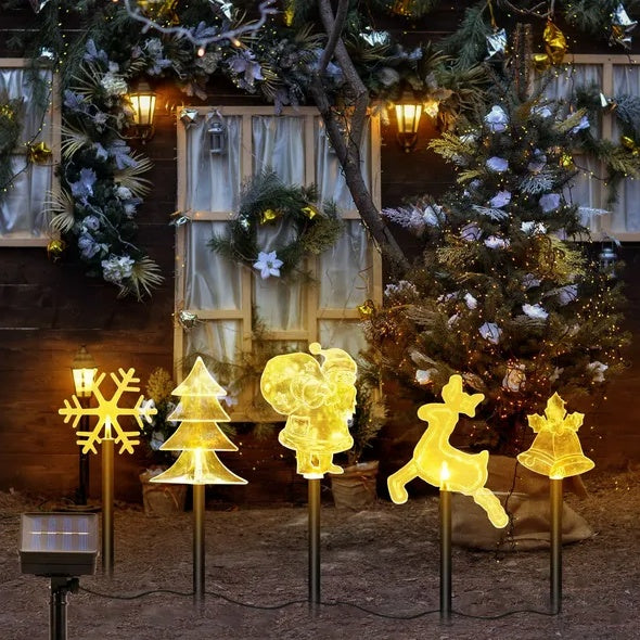 5Pcs Mixed Christmas Decoration Light