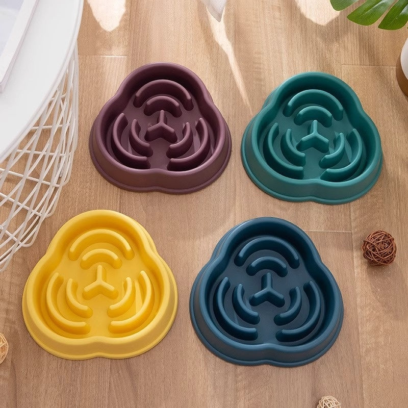 Pet Slow Feeding Bowl Anti-choke Anti-skid