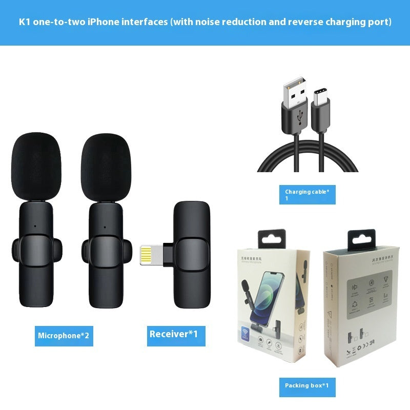 Wireless Collar Clip Microphone