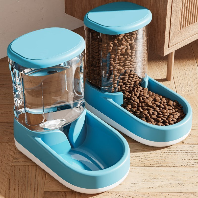 Automatic Water Fountain and Pet Feeder