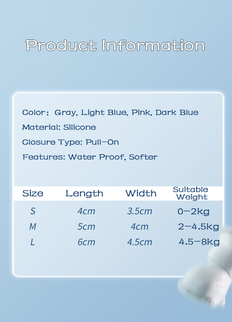 Waterproof Rain Boots for PET(4Pcs)