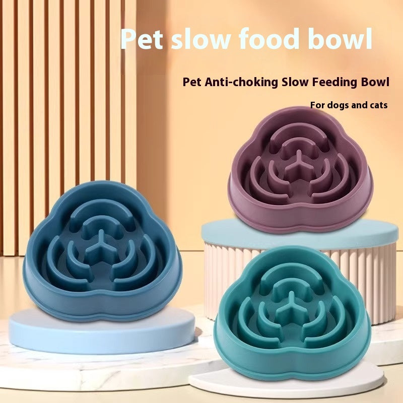 Pet Slow Feeding Bowl Anti-choke Anti-skid