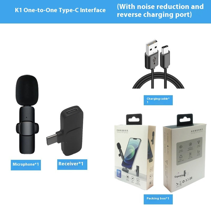 Wireless Collar Clip Microphone