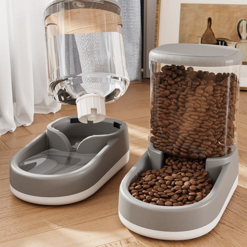 Automatic Water Fountain and Pet Feeder