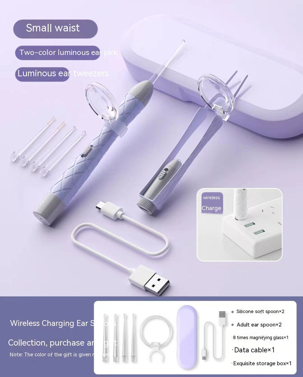 Ear Cleaning Tool Set with Light-emitting