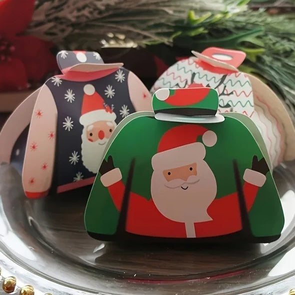 24Pcs Christmas Candy Boxes for Xmas Party Decor