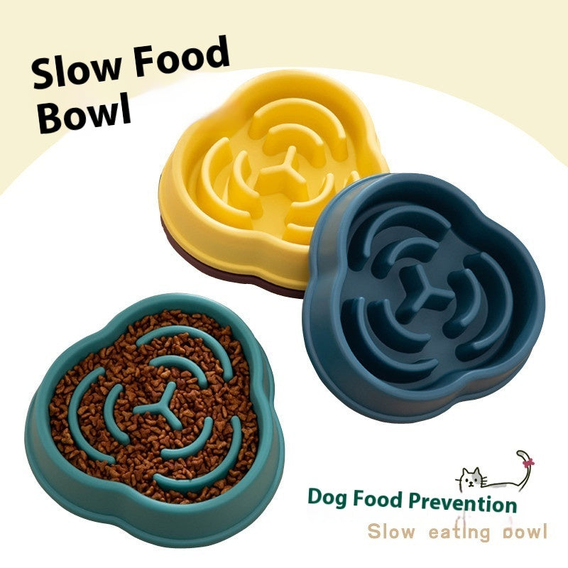Pet Slow Feeding Bowl Anti-choke Anti-skid