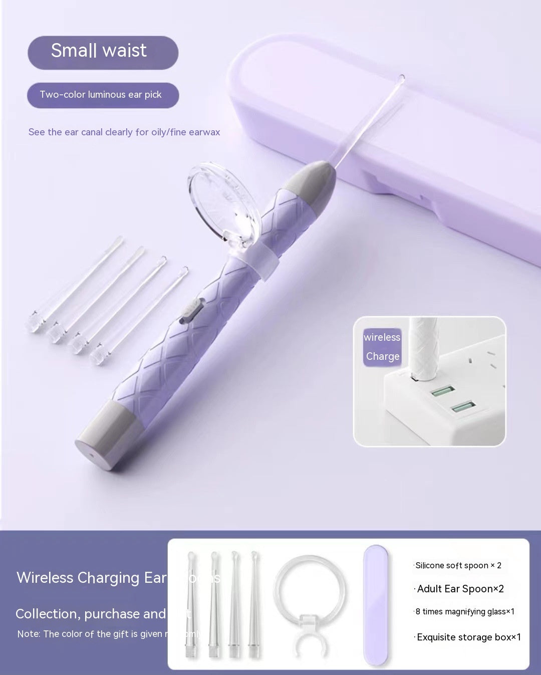 Ear Cleaning Tool Set with Light-emitting