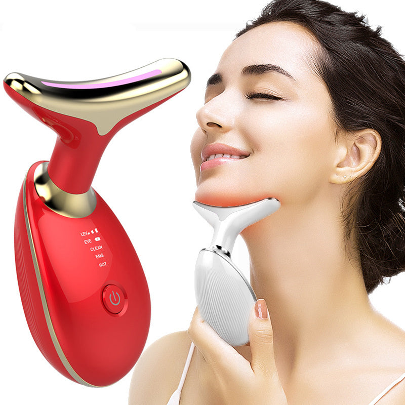 Electric Thermal Neck Lifting And Tighten Massager & Wrinkle Remover